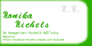 monika michels business card